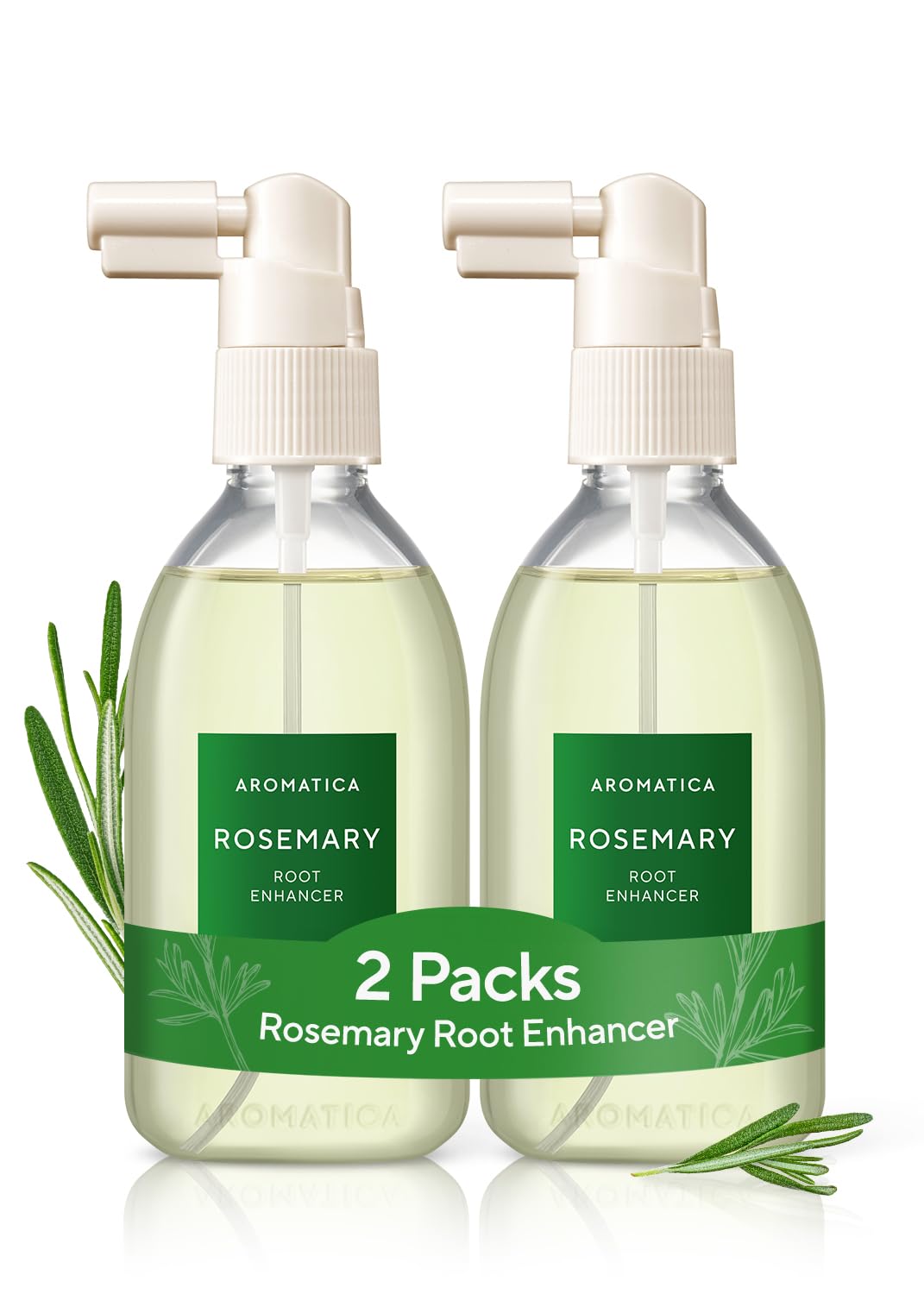 HotAROMATICA Root Enhancer Rosemary Water for Hair Growth spray | Rosemary hair oil & caffeine & biotin, Korean hair care for hair thinning & loss, free from silicone, paraben and sulfate