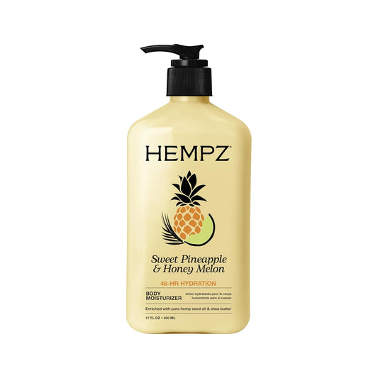 HotHEMPZ Body Lotion - Sweet Pineapple and Honey Melon - Daily Moisturizing Cream - 17oz