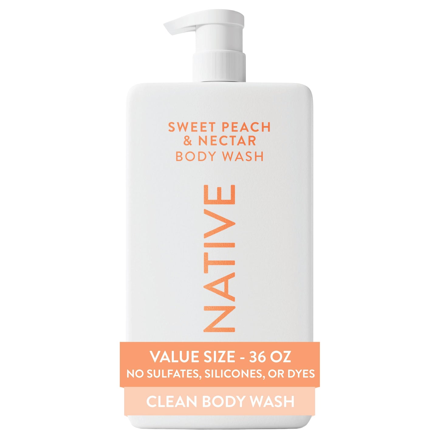 HotNative Body Wash for Women & Men, Coconut & Vanilla, 36 oz Pump Bottle, Sulfate-Free & Gentle