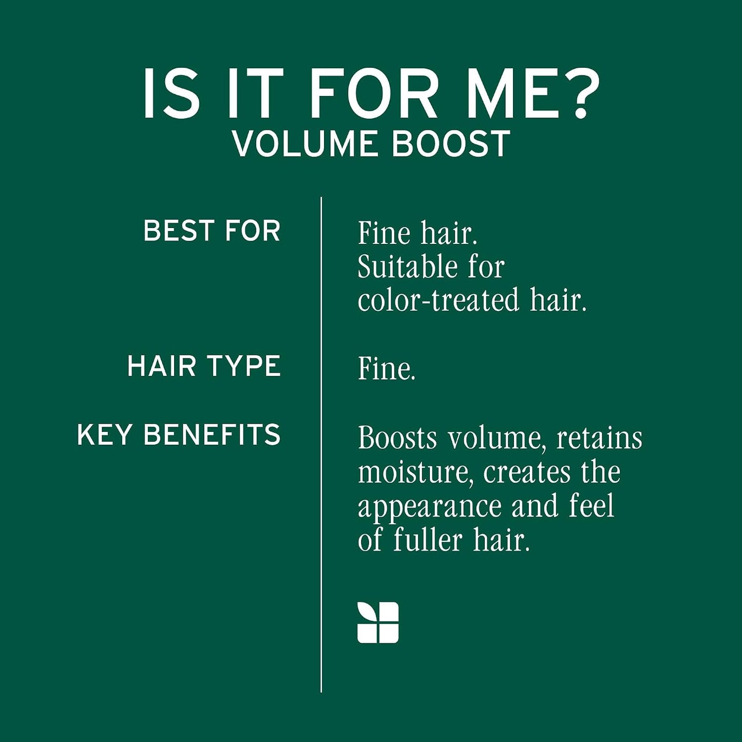 HotBiolage Volume Boost Conditioner - Weightless Moisture, Shine & Volume, Detangles Fine Hair, Soy Protein & Polymers, Vegan & Paraben-Free