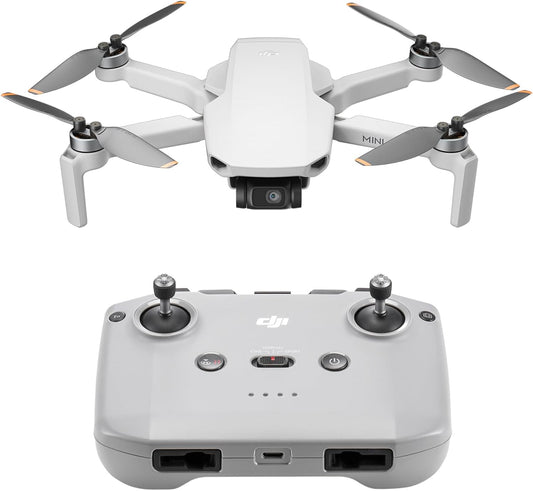 HotDJI Mini 4K, Drone with 4K UHD Camera for Adults, Under 249 g, 3-Axis Gimbal Stabilization, 10km Video Transmission, Auto Return, Wind Resistance, 1 Battery for 31-Min Max Flight Time | 4k/30fps Video, 3-Axis Gimbal, 4× Digital Zoom, O2 10 Km Transmiss
