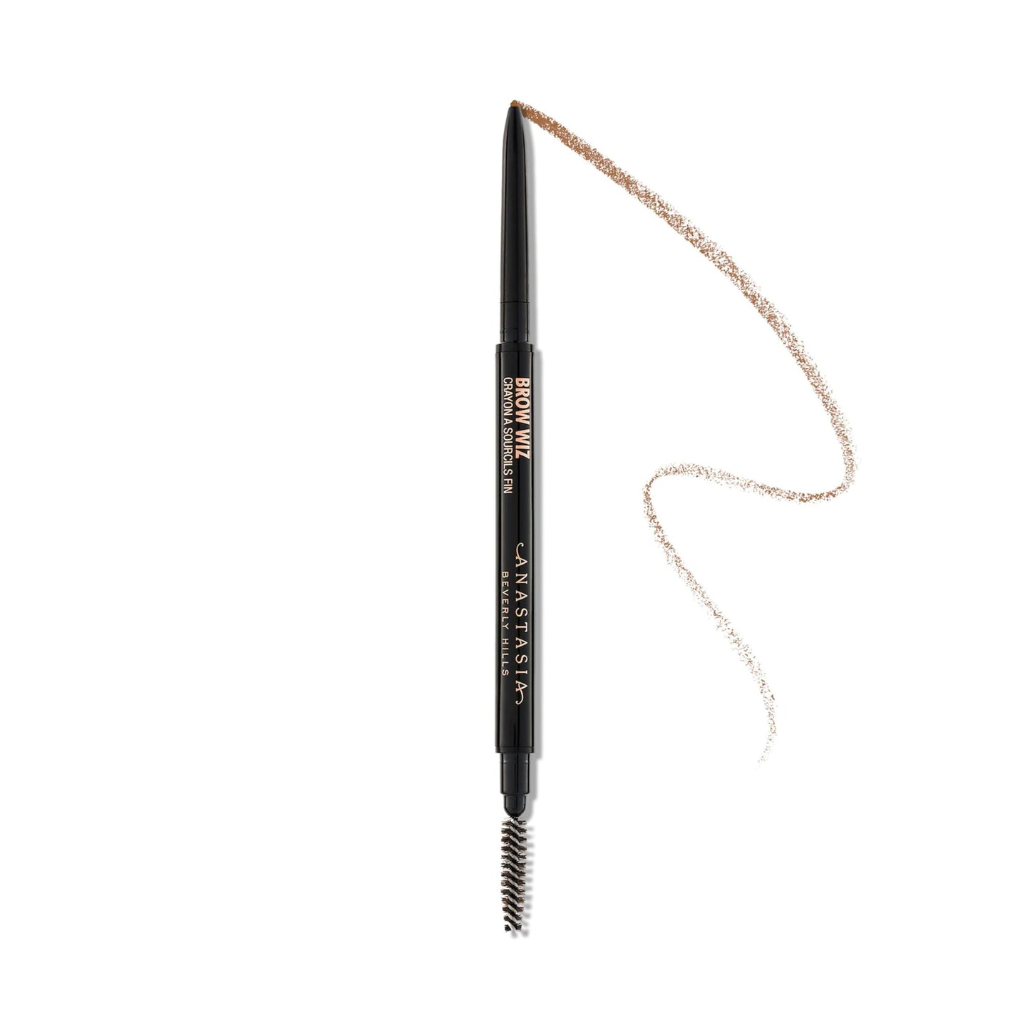 HotAnastasia Beverly Hills Brow Wiz - Ultra-Slim Retractable Eyebrow Pencil for Hair-Like Strokes, Natural Precision Definition, Longwear Waterproof Smudge-Proof for Filling & Shaping Brows