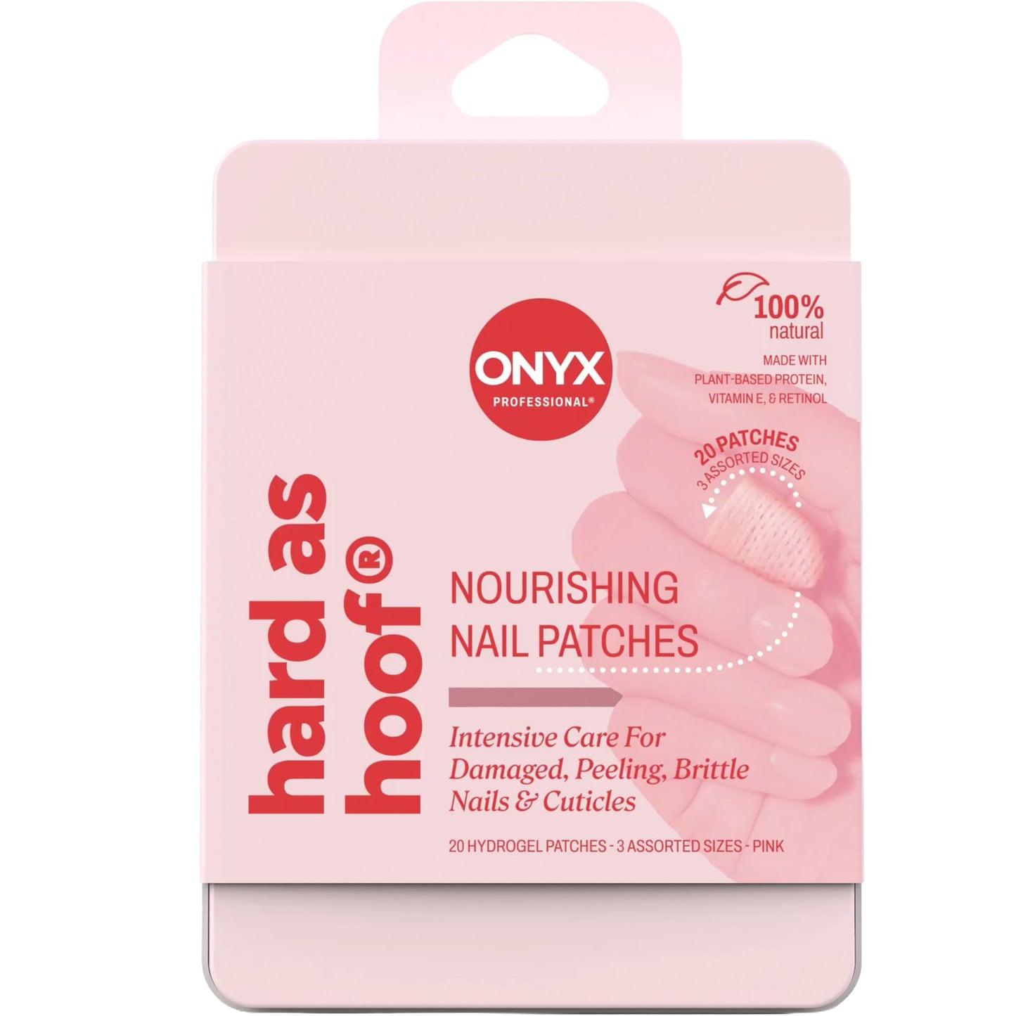 HotOnyx Professional Hard as Hoof Nail Strengthening Cream, Island Coconut Scent - Nail Growth and Conditioning Cuticle Cream Stops Splits, Chips, Cracks & Strengthens Nails, 1 oz