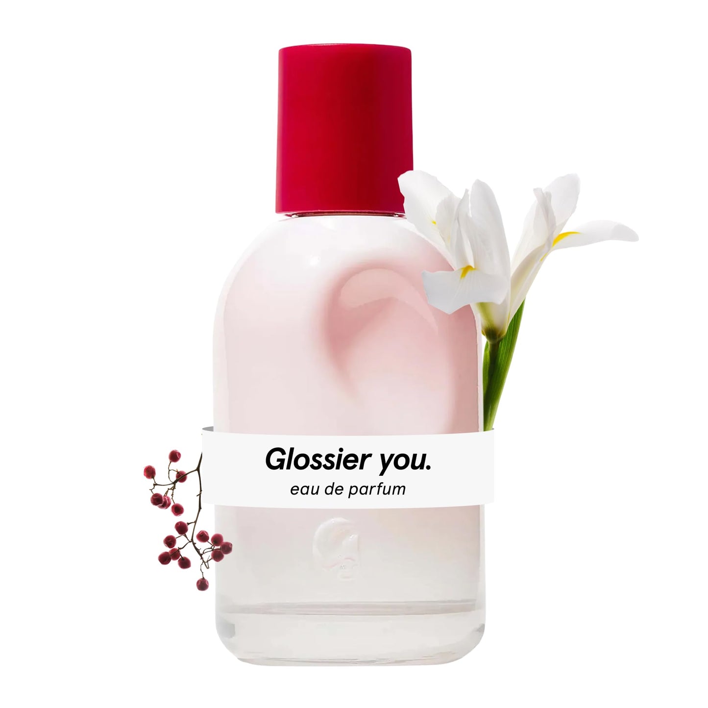 Hot Glossier You Eau de Parfum, Unisex Skin-Scent Enhancer, 50 ml | Warm, Musky & Spicy, Pink Pepper, Iris & Ambrox Base Notes, Smells Different on Everyone, Layer & Mix to Match Your Mood