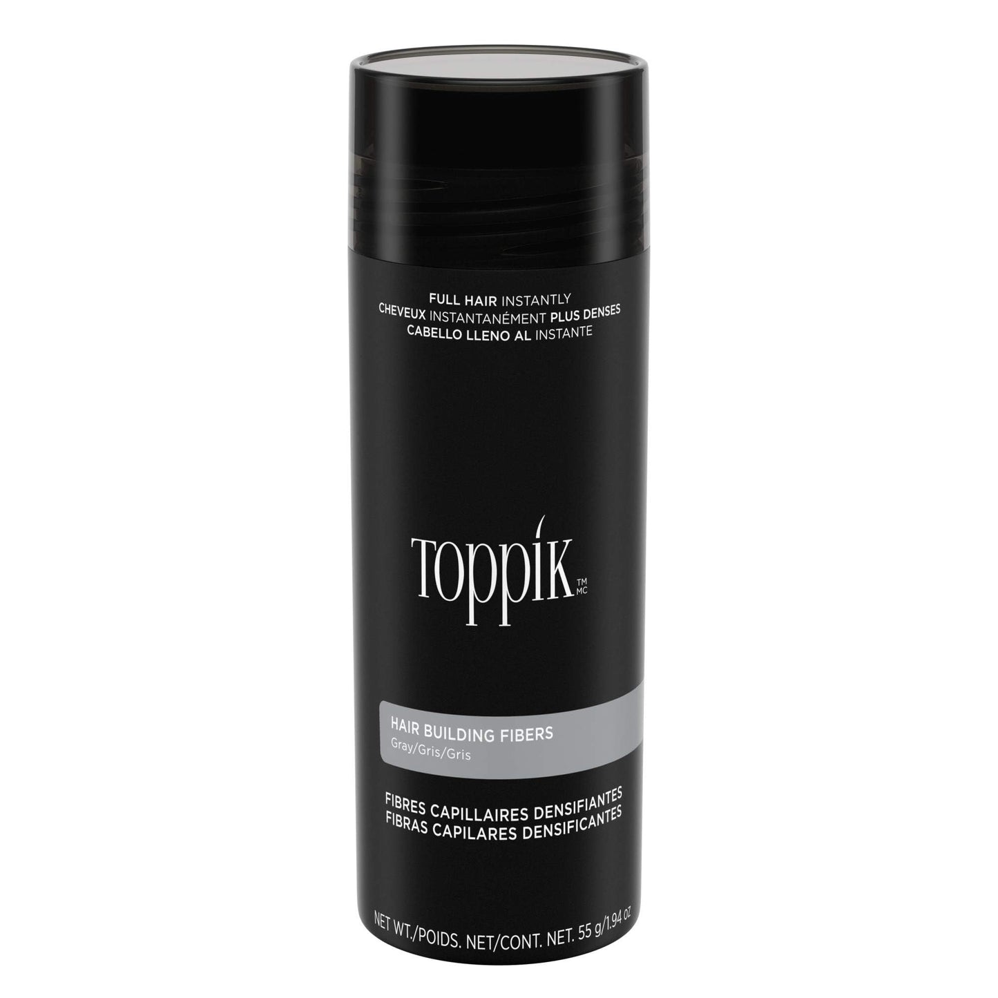 HotToppik Hair Building Fibers, Fill In Fine or Thinning Hair Instantly Thicker, Fuller Looking Hair 9 Shades,4 size options