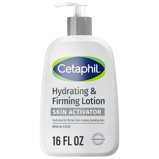 HotCetaphil Skin Activator Firming Body Lotion, AHA & CICA, 16 Fl Oz | Anti-Aging Moisturizer For Dry, Sagging Skin, Mandelic Acid AHA + Centella Asiatica CICA, Firms And Hydrates Mature Skin