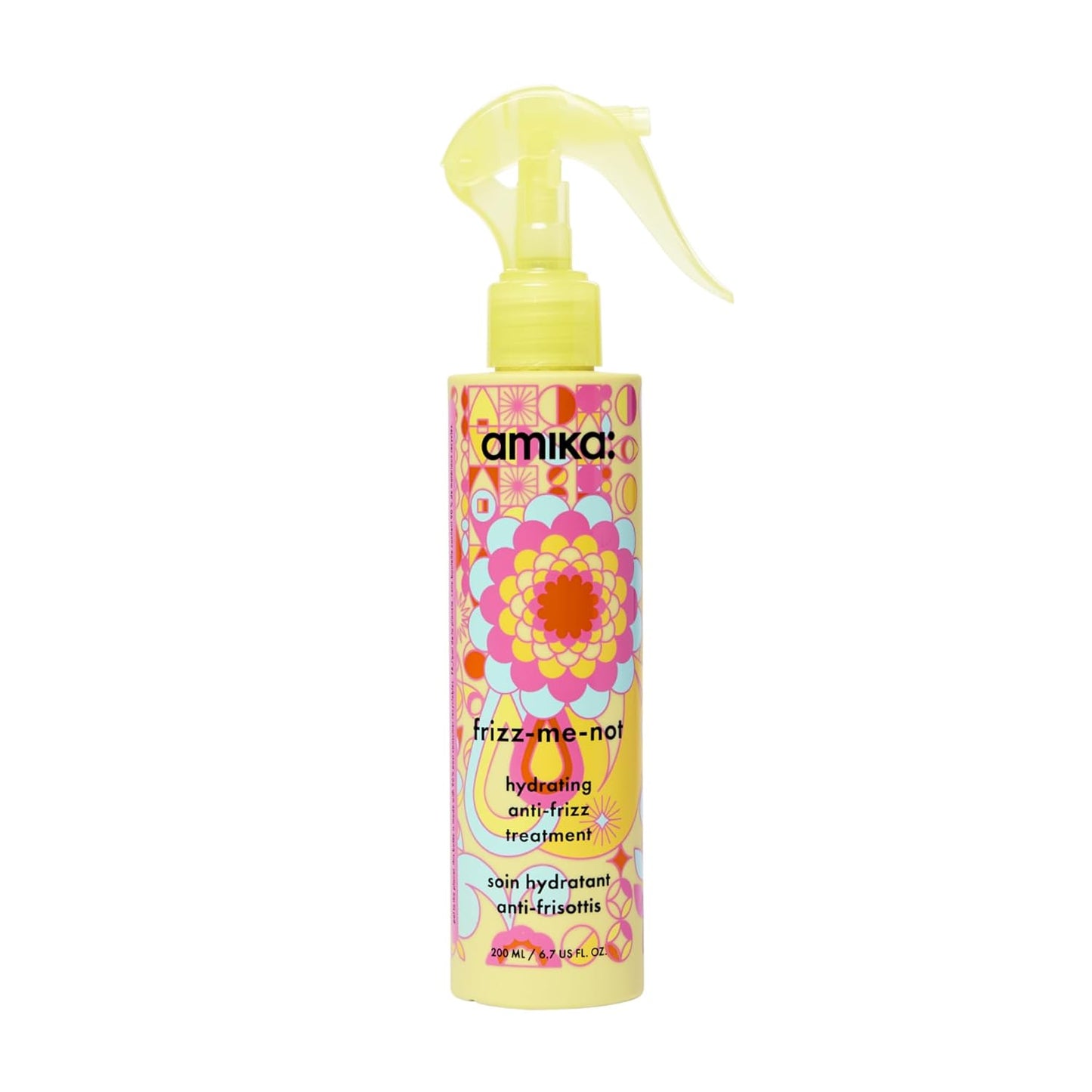 Hotamika frizz-me-not hydrating anti-frizz treatment | lightweight hydrating spray for medium to thick coarse hair types 2a-4c, humidity + heat protection, smooth frizz for up to 3 days