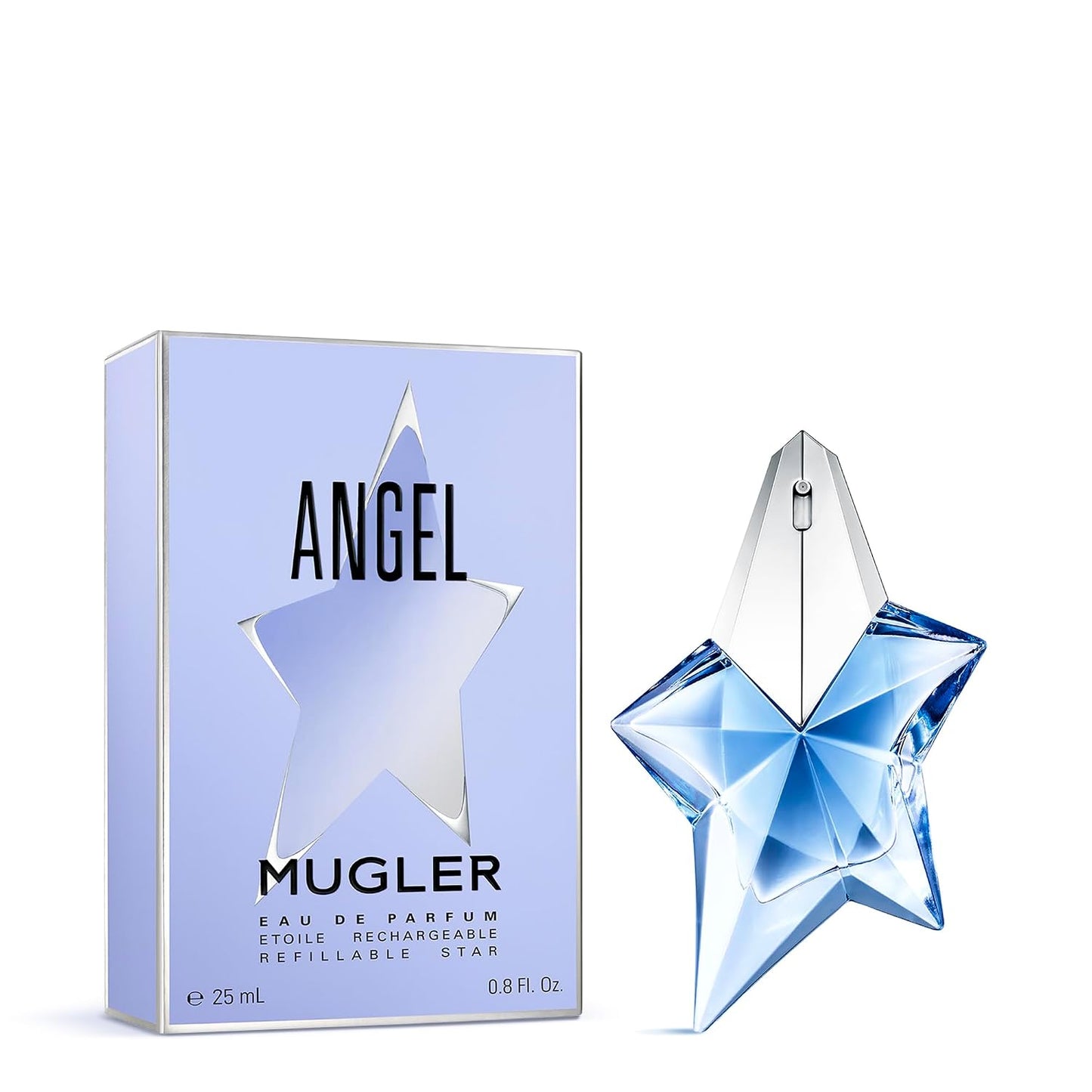Hot Mugler Angel - Eau de Parfum - Women's Perfume - Ambery & Woody - With Bergamot, Praline, and Patchouli - Long Lasting Fragrance