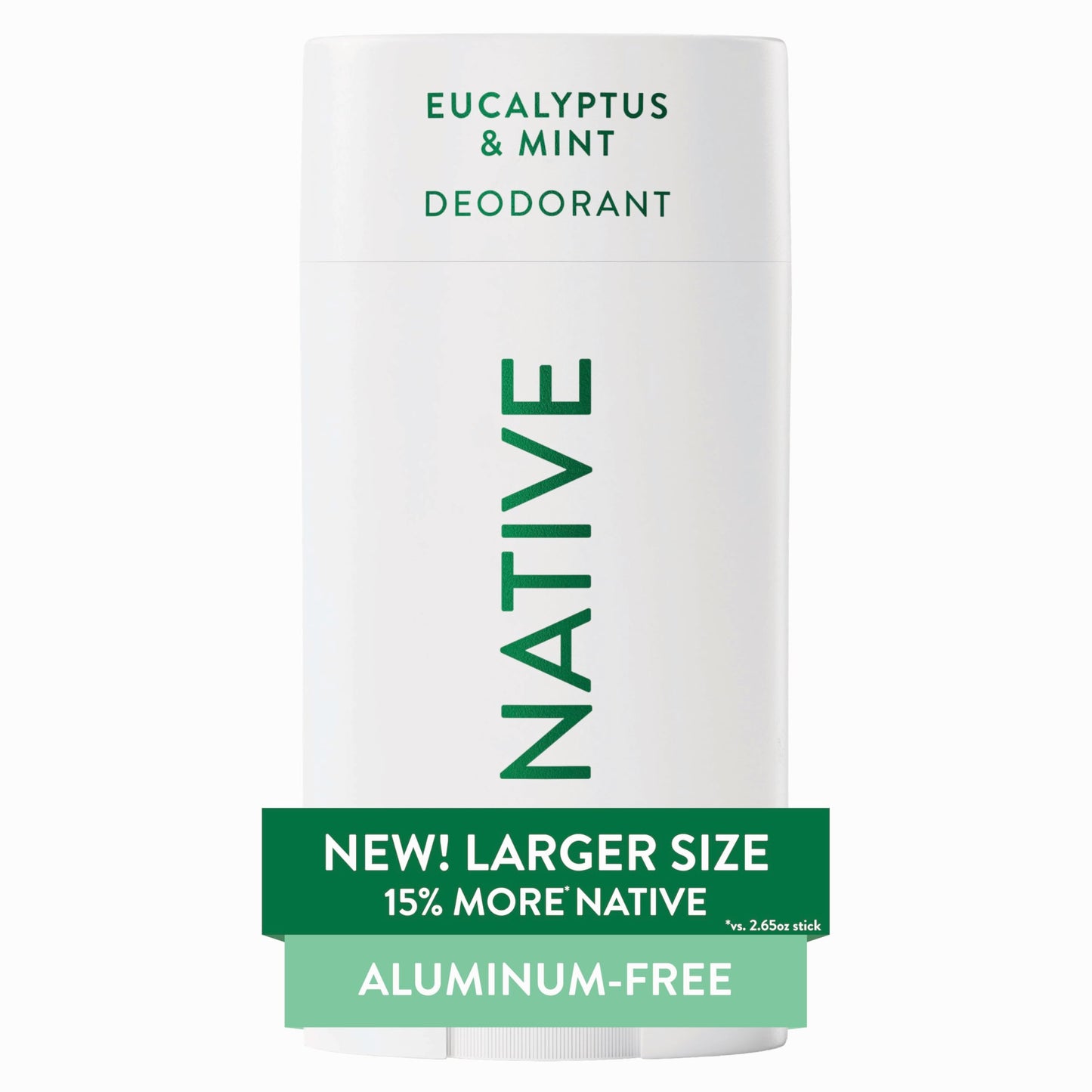 HotNative Aluminum Free Deodorant, Sea Salt & Cedar, Large Size Stick, 72 Hour Odor Control, for Women & Men, Contains Naturally Derived Ingredients, 3.1 oz
