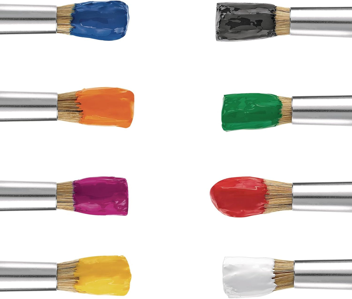 Hot Colorations Paraben-Free Simply Washable Tempera Paint, Rainbow Plus 8-Pack | Matte Finish, Vibrant Colors, Non-Toxic, Classroom Supplies, School & Craft Art Supply Set, 16 oz Each