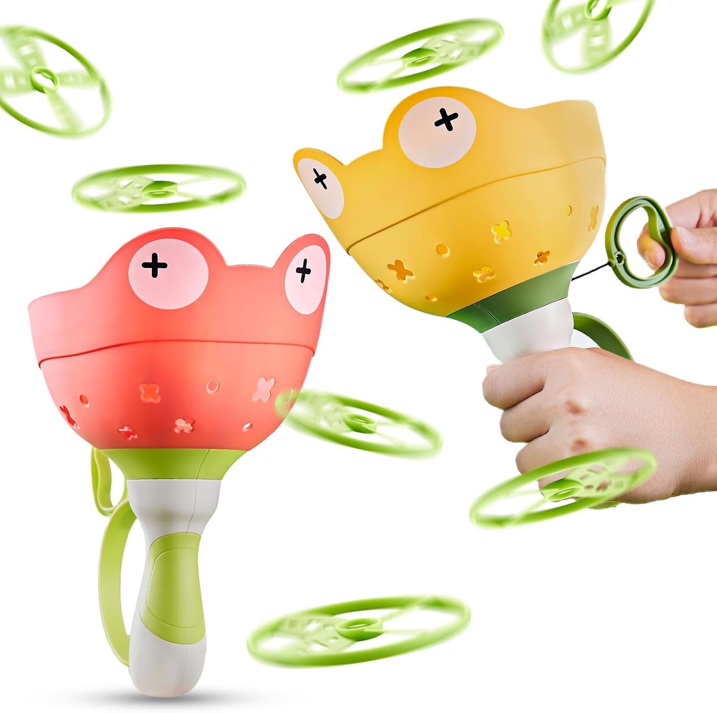 Hot pamexin Outside Toys for Kids Ages 4-8 - Manual Capture Catching Game - Toddler Chasing Toy for Boys & Girls, Ages 3-7 - Outdoor Fun Family Games