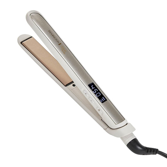 HotRemington Shine Therapy 1 inch Hair Straightener Iron, Flat Iron Infused with Argan Oil & Keratin, Professional Ceramic Flat Iron for Less Frizz, Shines and Smooth, Styling Tools