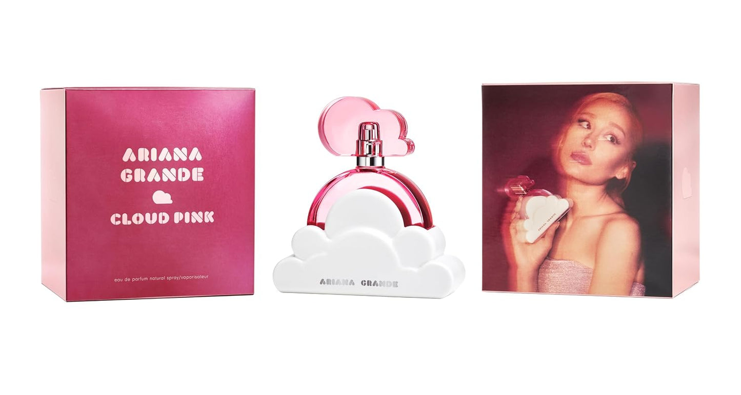 Hot Ariana Grande Cloud Pink Eau de Parfum – Long Lasting Fragrance with Dragon Fruit, Vanilla Orchid, and Amber Woods – Gourmand Musk Women’s Perfume