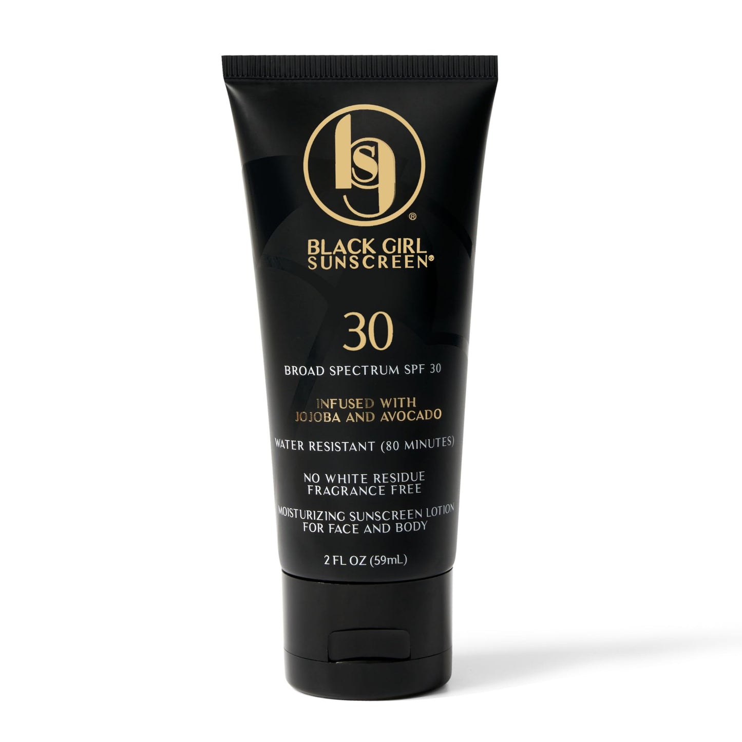 HotBlack Girl Sunscreen - Face & Body Moisturizing Sunscreen Lotion SPF 30 for Melanin Rich Skin, Leaves no White Cast (SPF-30-4oz)