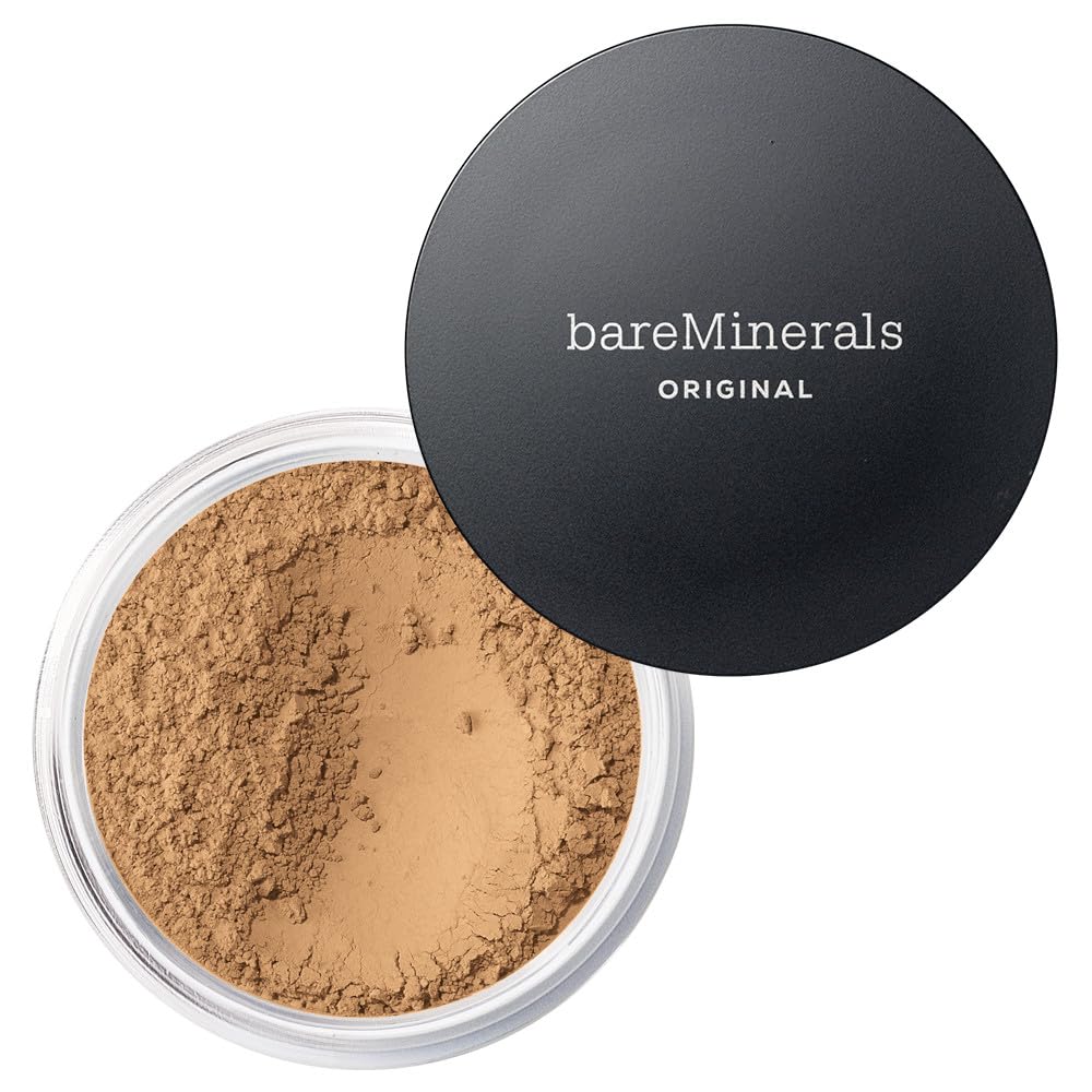 HotbareMinerals Original Loose Powder Foundation SPF 15 - Powder Face Makeup with Added Sun Protection - Sheer to Full Coverage Foundation