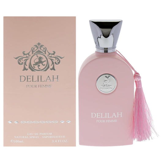 Hot Lattafa Maison Alhambra Delilah Pour Femme Eau de Parfum Spray for Women, 3.4 Ounce / 100 Ml