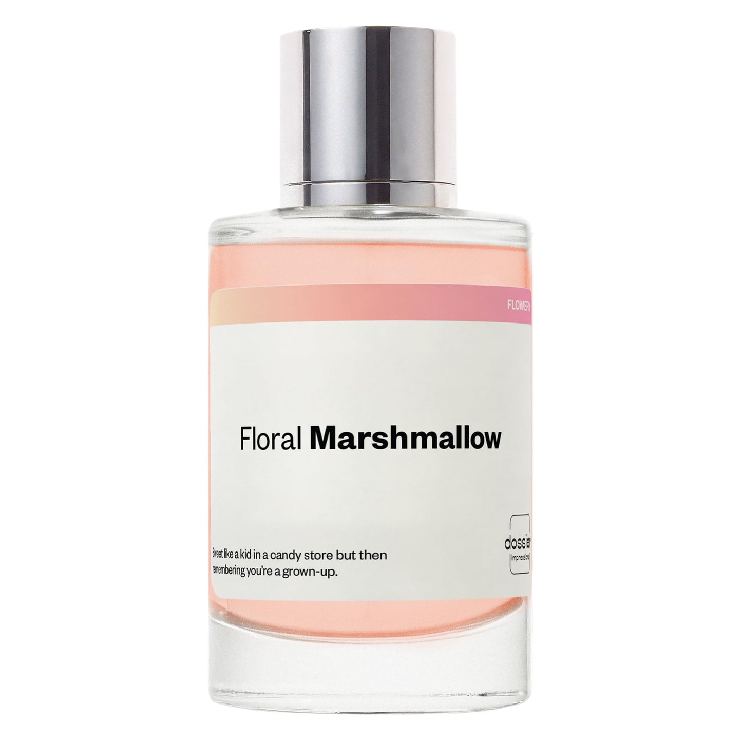 Hot Dossier - Floral Marshmallow - Eau de Parfum - Inspired by Love, Don't Be Shy - Long-Lasting Fragrance - Feminine - 1.7 fl oz (50ml)