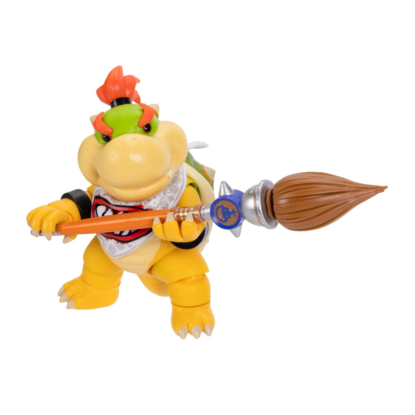 Hot The Super Mario Galaxy Movie 5” Action Figures Series 1 – Bowser Jr. Figure with Paint Brush Accessory - Premium Details and 17 Points of Articulation