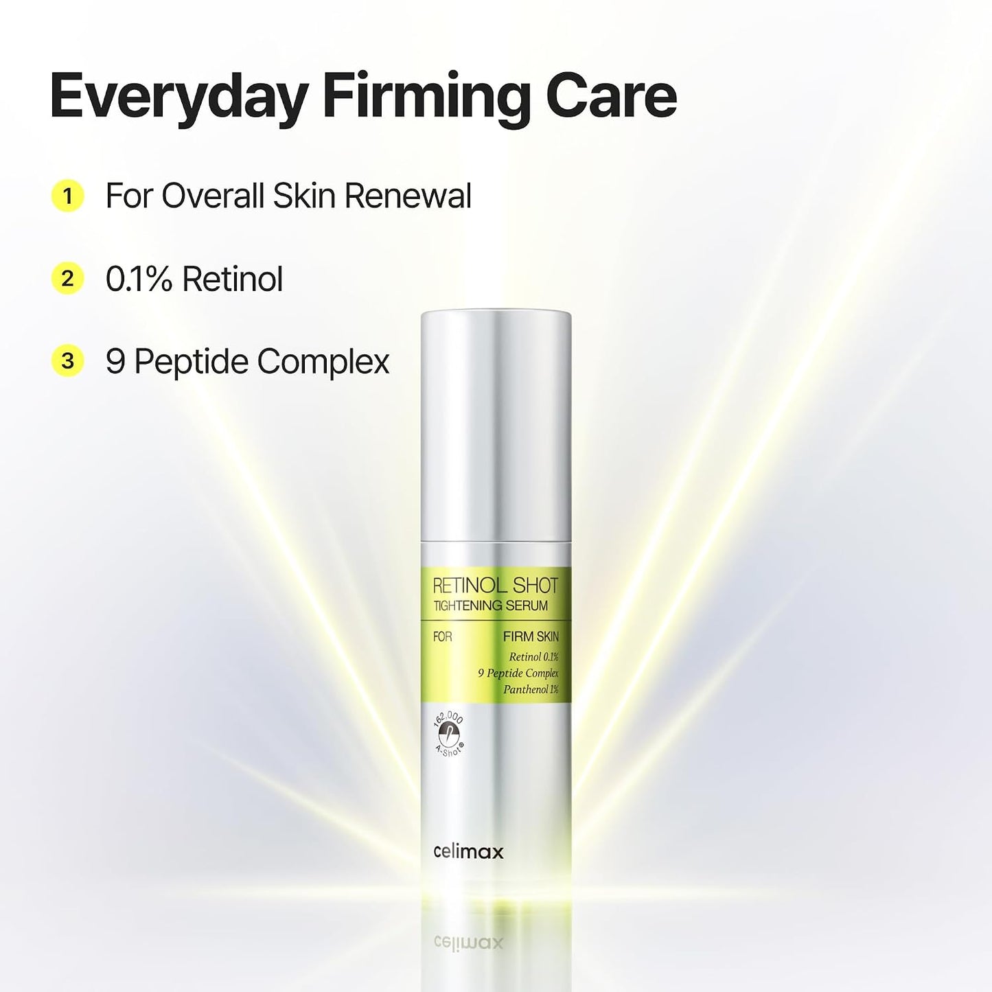 Hotcelimax The Vita A Retinal Shot Tightening Booster + Retinol Serum Set Global Exclusive | | 0.1% Retinal, 3% Matryxyl, High-Strength Retinoid for Anti-Aging, Pore Minimizer, Wrinkles & Fine Lines