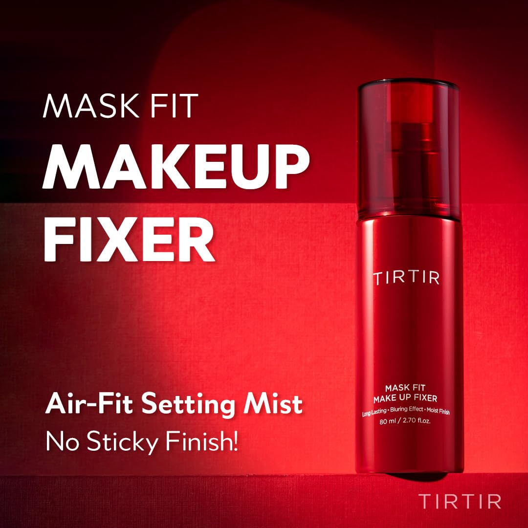 HotTIRTIR Mask Fit Make-up Fixer | 24H Transfer-Resistant Lightweight Non-Greasy Makeup Setting Spray 2.7 Fl Oz