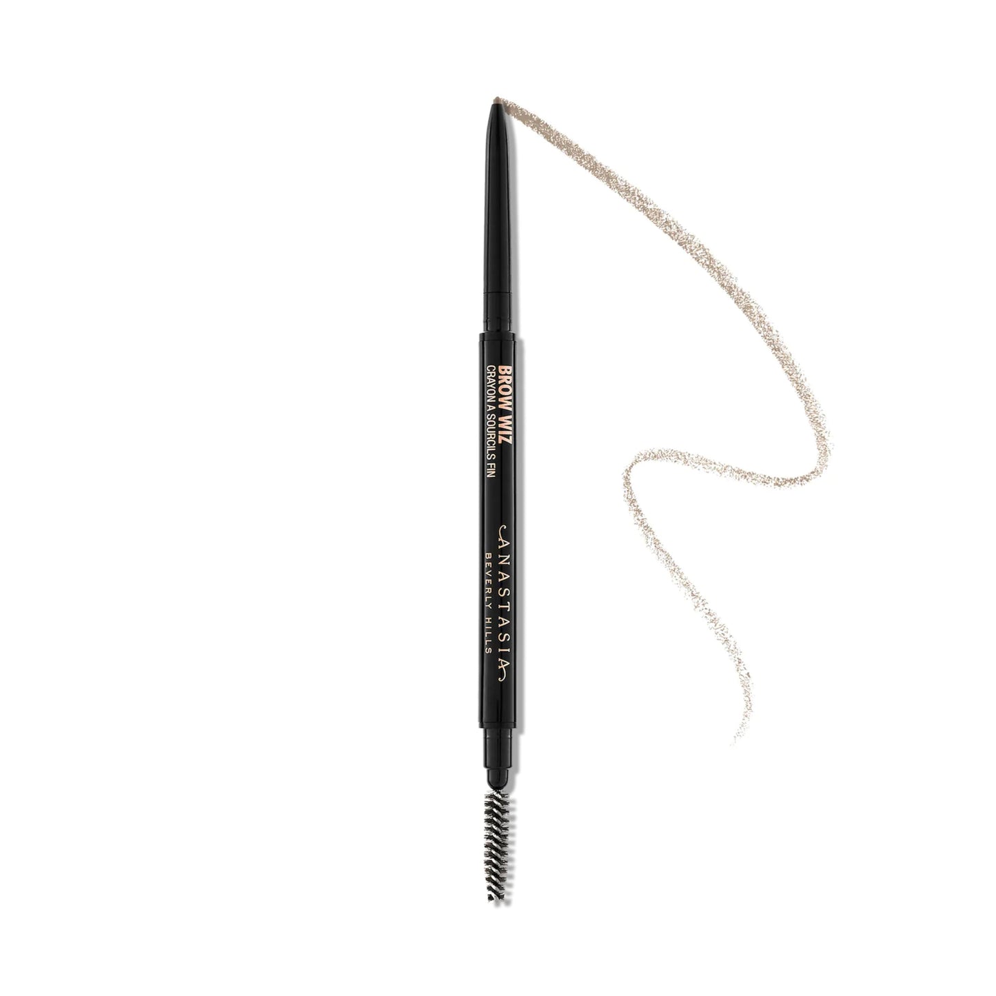 HotAnastasia Beverly Hills Brow Wiz - Ultra-Slim Retractable Eyebrow Pencil for Hair-Like Strokes, Natural Precision Definition, Longwear Waterproof Smudge-Proof for Filling & Shaping Brows