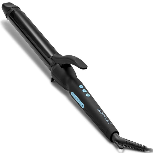 HotBio Ionic Long Barrel Curling Iron with Moisture Heat Technology & NanoIonic MX Versatile Curling Wand - Multiple Barrel Sizes for Tight, Classic, Loose & Soft Curls