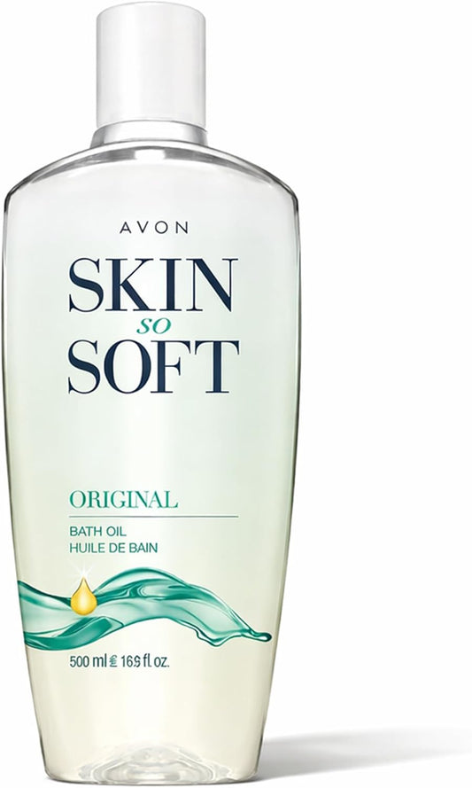 HotAvon Skin So Soft Original Bath Oil - 16.9 oz - Moisturizing Body Oil | Moisturizing Body Oil with Jojoba Oil, Dry Skin, Hydrating Shower Oil Perfect as an After-Shower Skin Softener for All Adults