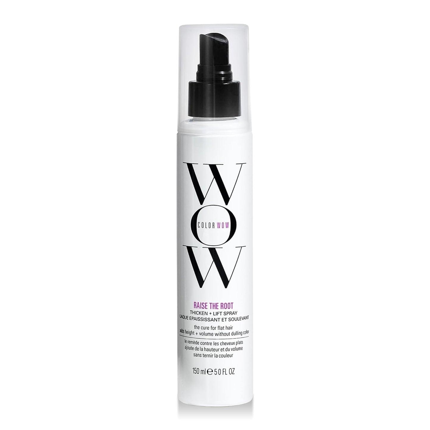 HotCOLOR WOW Raise the Root Thicken and Lift Spray, Root Lift and Volume Spray for Fine Flat Hair