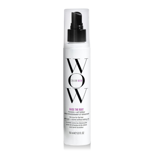 HotCOLOR WOW Raise the Root Thicken and Lift Spray, Root Lift and Volume Spray for Fine Flat Hair