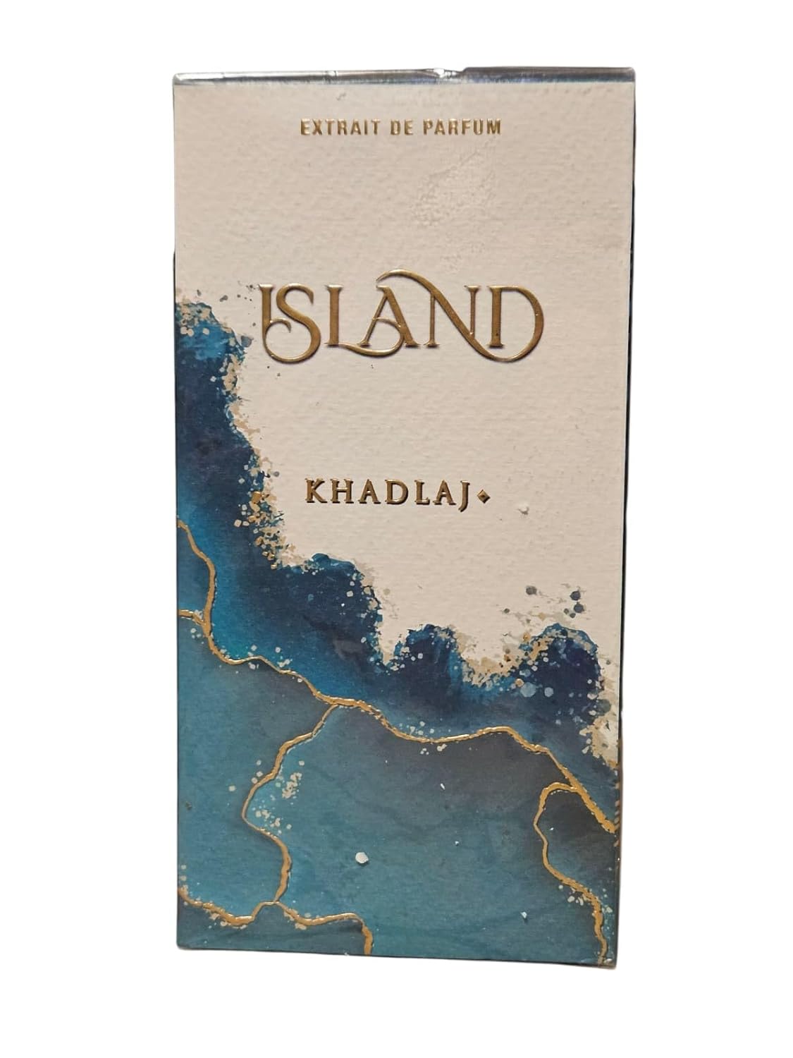 Hot KHADLAJ Island Extrait De Parfum, Luxury Fragrance in Emerald Green Glass Bottle with Gold Cap, Premium Middle Eastern Perfume