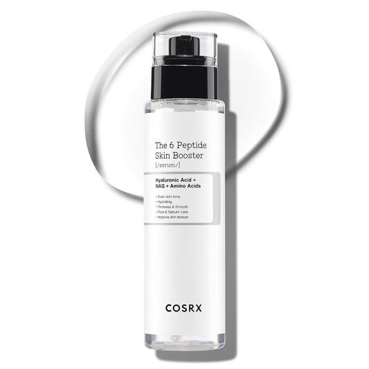 HotCOSRX 6X Peptide Collagen Skin Booster Toner Serum for Dull & Uneven Skin, Preps Skin with Copper Peptides, GHK-Cu, Skin Renewal Boosting Facial Essence, Korean Skin Care, 5.07 oz