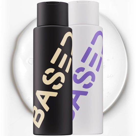 HotBASED Shower Duo Shampoo & Conditioner Bundle with Peppermint Oil & Coconut Oil, Cleansing Shampoo & Hydrating Conditioner for Men, No Sulfates, Silicones, or Parabens, 12 fl oz (Pack of 2)