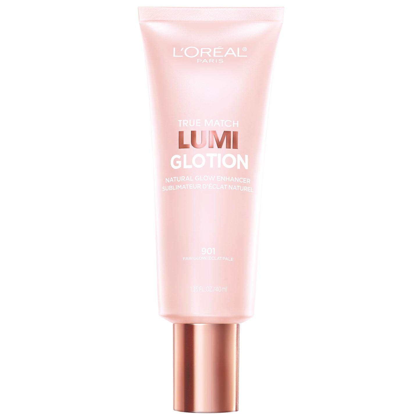 HotL'Oreal Paris Makeup True Match Lumi Glotion, Natural Glow Enhancer, Illuminator Highlighter, Bronzing Drops For a Sun-Kissed Glow For Face and Body, 902 Light, 1.35 fl oz