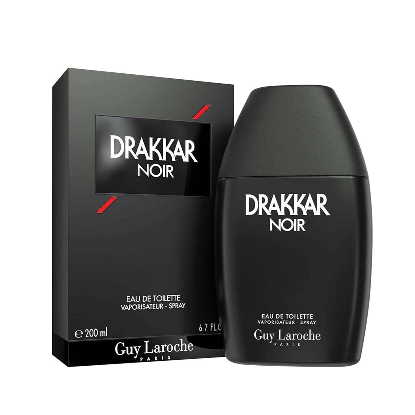 Hot Drakkar Noir By Guy Laroche - Iconic Designer Fragrance - Intense & Powerful Eau de Toilette - Fougere Blend & Aromatic Spices - Long Lasting Mens Cologne - Day and Evening Scent