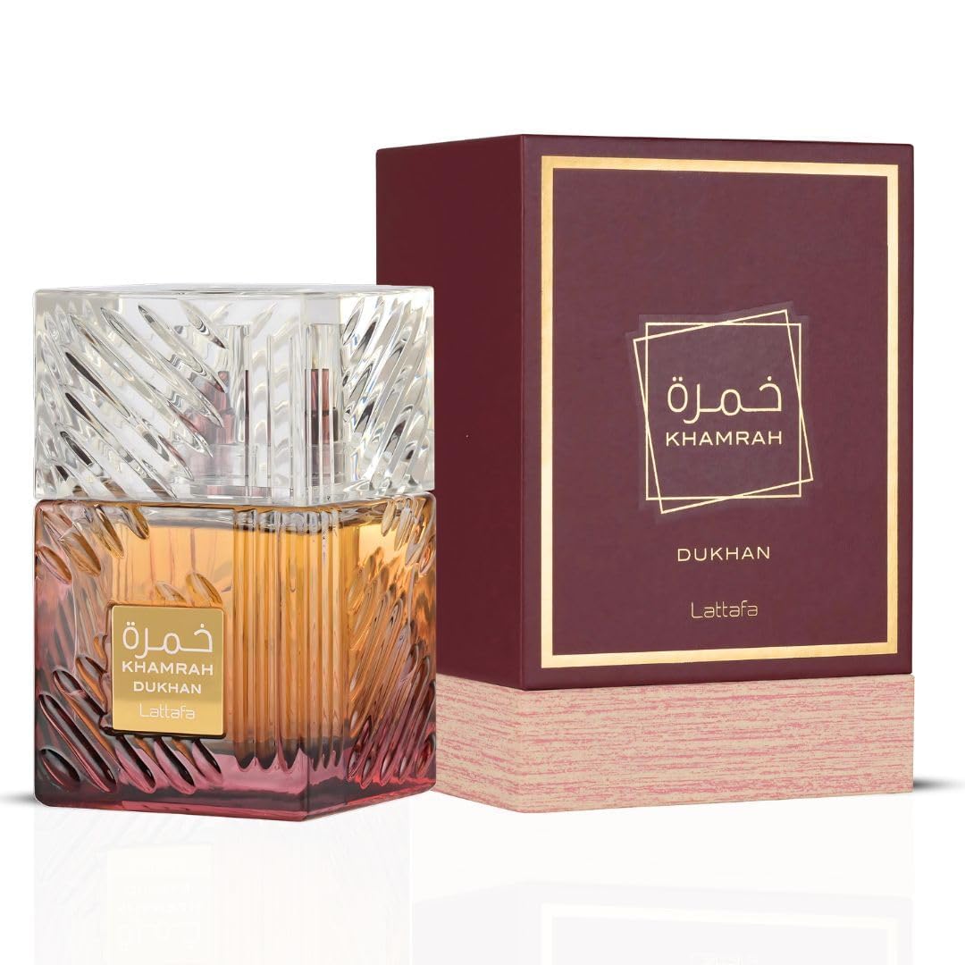 Hot Lattafa Khamrah Dukhan for Unisex Eau de Parfum Spray, 3.4 Ounce / 100 ml