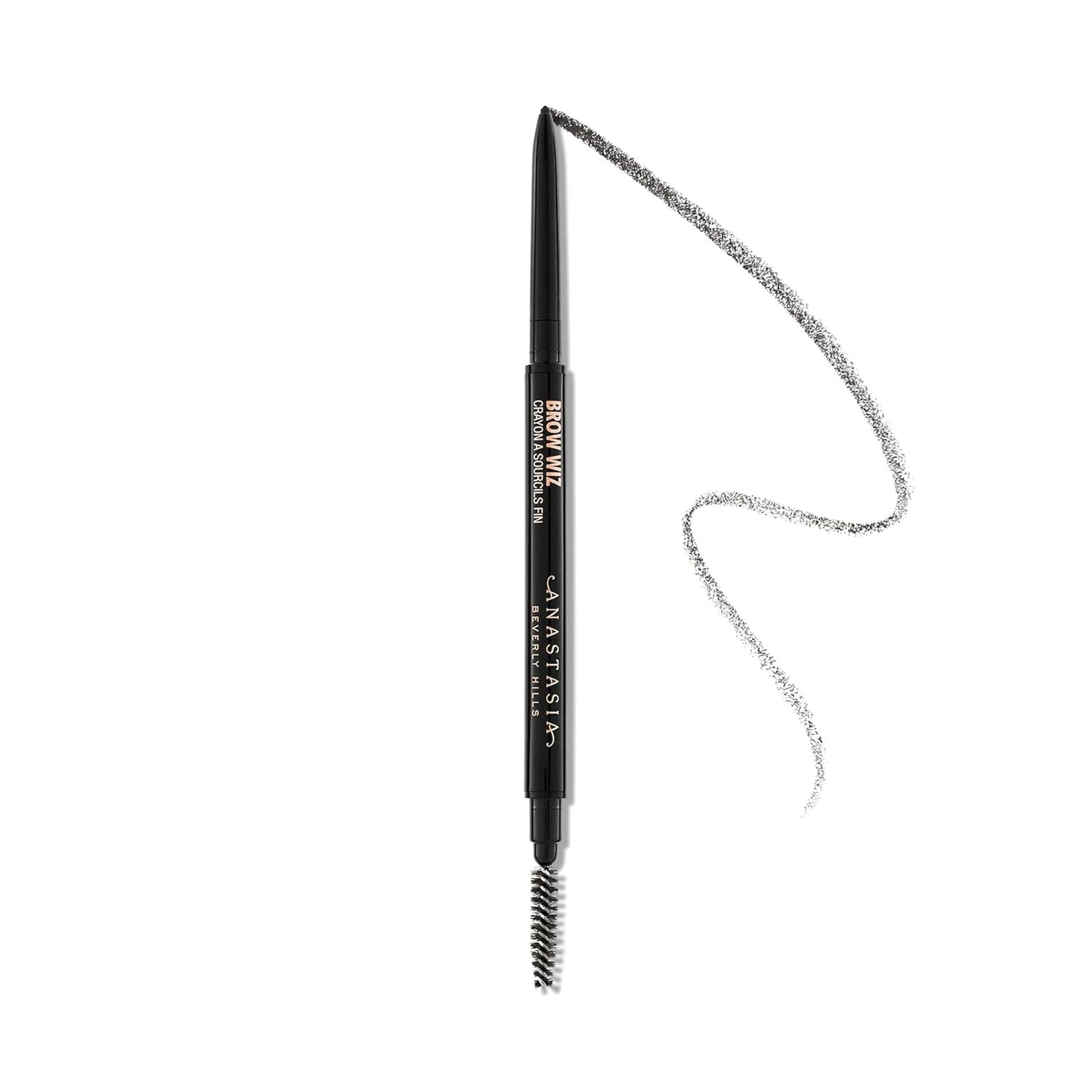 HotAnastasia Beverly Hills Brow Wiz - Ultra-Slim Retractable Eyebrow Pencil for Hair-Like Strokes, Natural Precision Definition, Longwear Waterproof Smudge-Proof for Filling & Shaping Brows