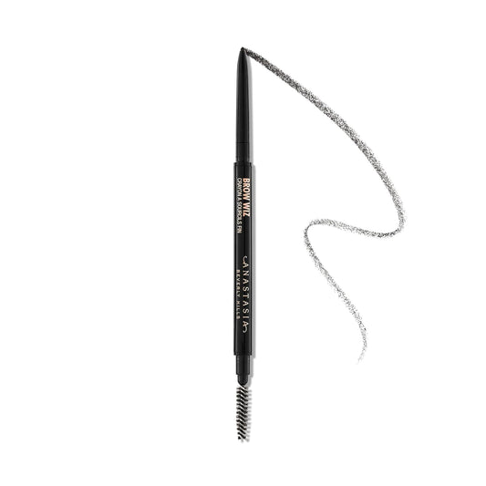 HotAnastasia Beverly Hills Brow Wiz - Ultra-Slim Retractable Eyebrow Pencil for Hair-Like Strokes, Natural Precision Definition, Longwear Waterproof Smudge-Proof for Filling & Shaping Brows