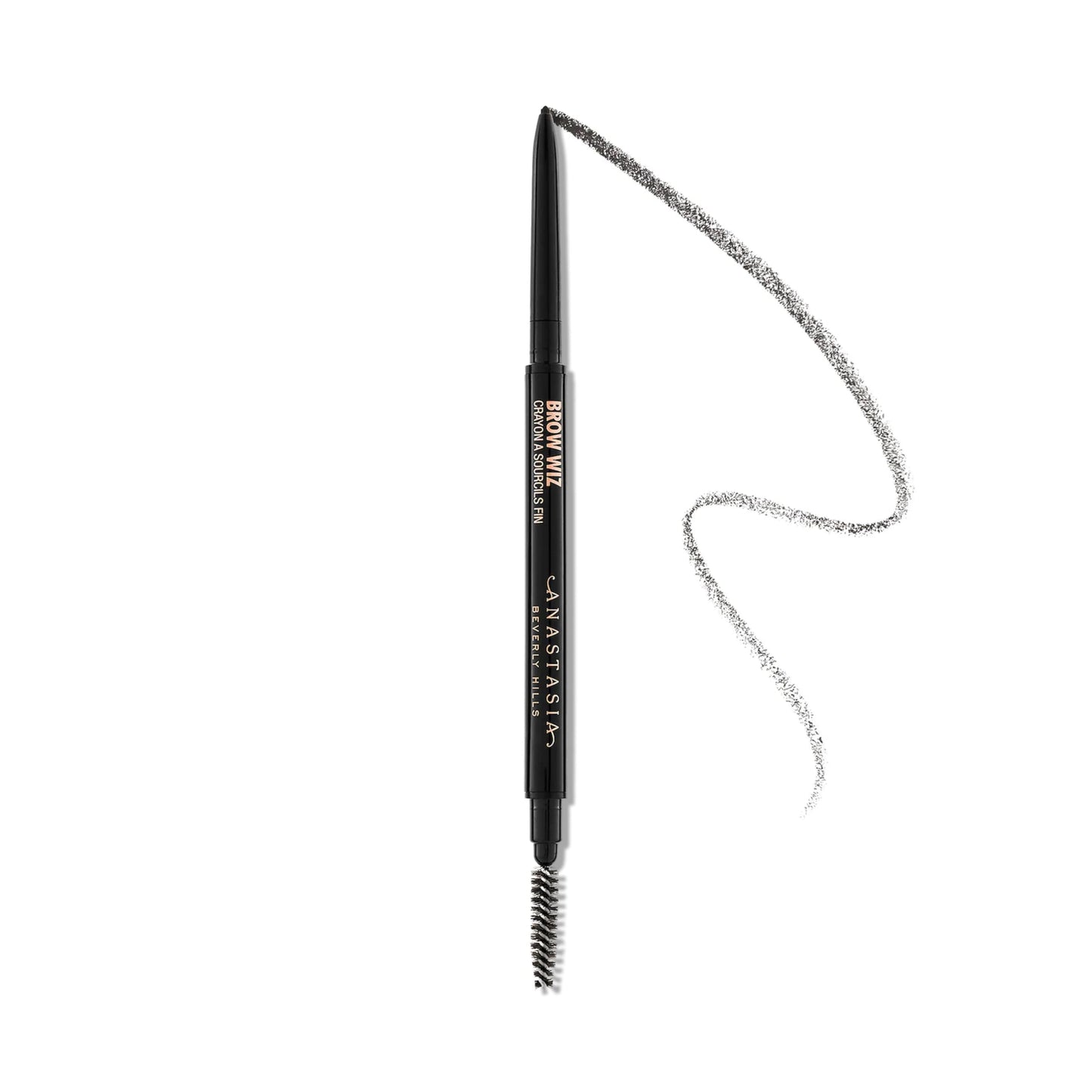 HotAnastasia Beverly Hills Brow Wiz - Ultra-Slim Retractable Eyebrow Pencil for Hair-Like Strokes, Natural Precision Definition, Longwear Waterproof Smudge-Proof for Filling & Shaping Brows