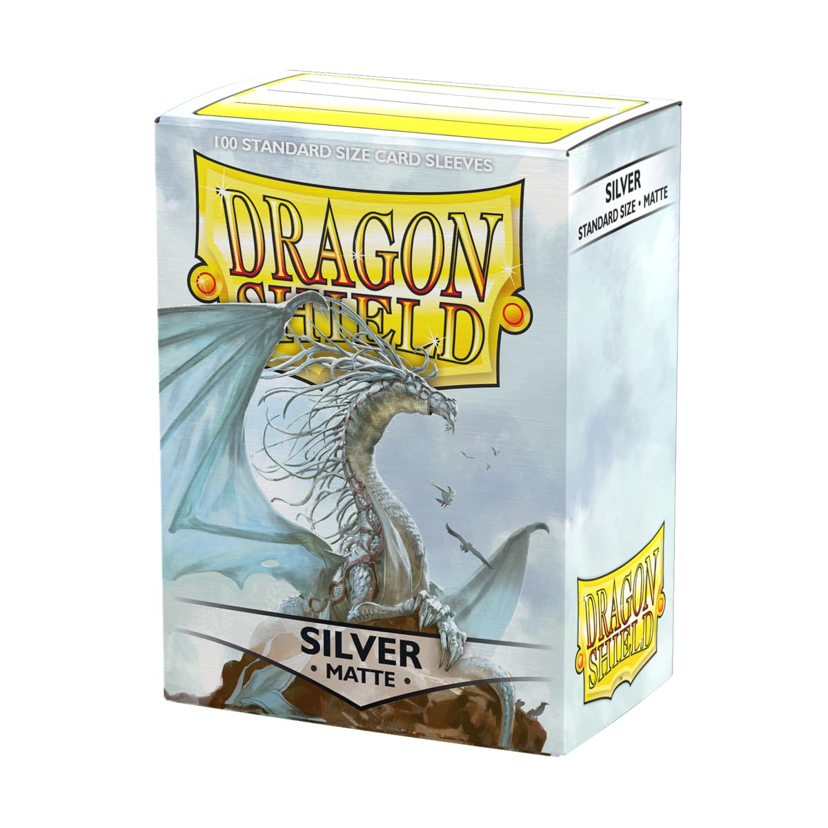 Hot Dragon Shield | Standard Size Matte Card Sleeves | 100 CT - Smooth & Tough TCG Sleeves - Compatible with Pokemon, Flesh & Blood, One Piece & Magic The Gathering | Amethyst