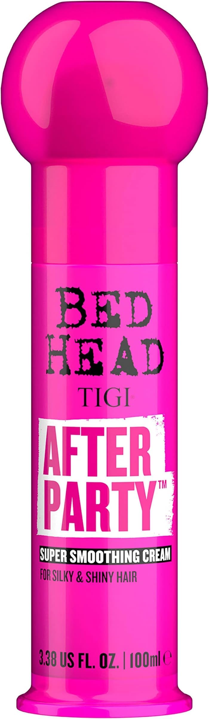 HotTIGI Bed Head After Party Super Smoothing Cream – Anti Frizz Hair Styling Product, Humidity Protection for Frizzy, Dull, or Coarse Hair, 3.38 fl oz
