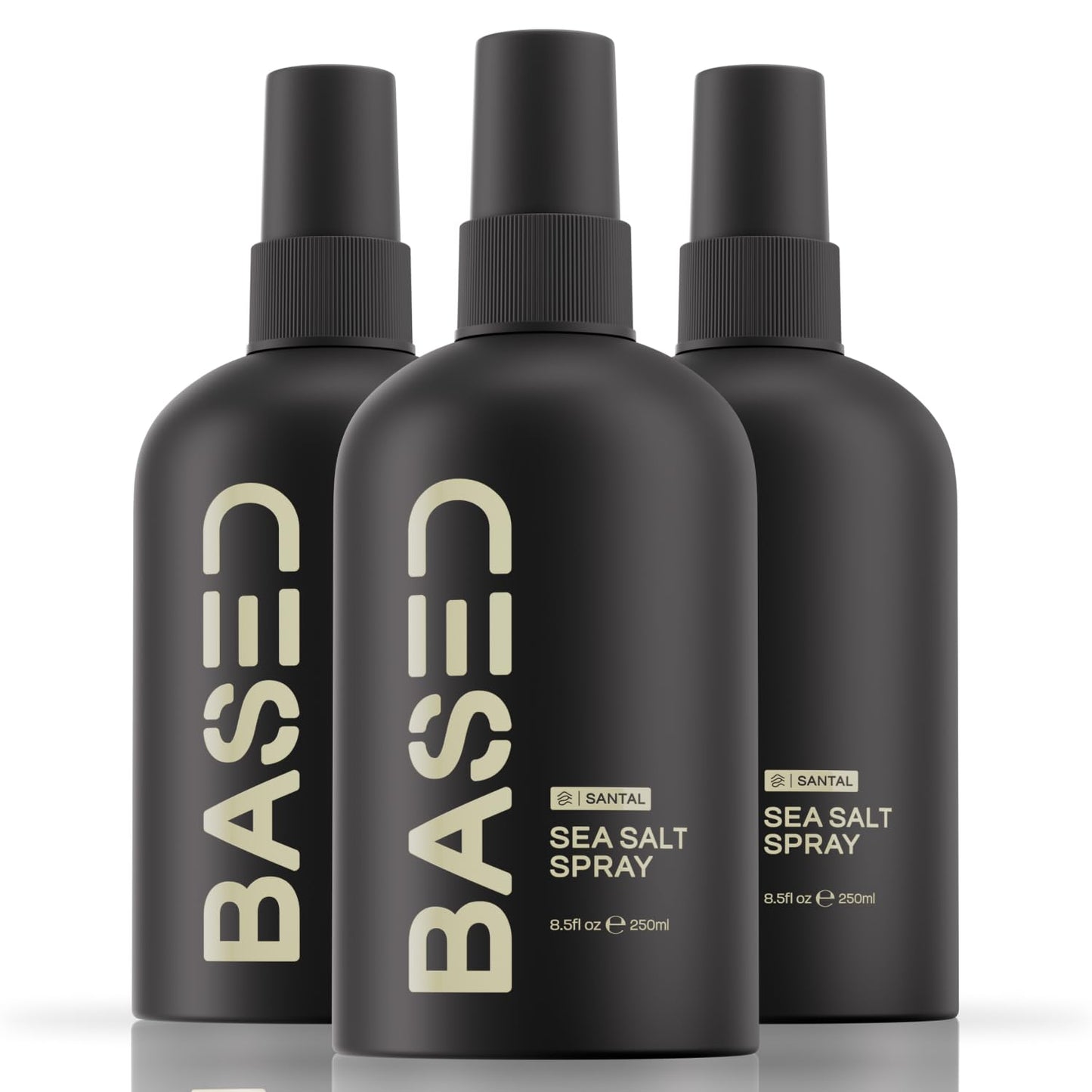 HotBASED Sea Salt Spray, Natural Finish Sea Salt Spray for Hair, Volume & Texture, Infused with Kelp & Vitamin B5, Light & Non-Greasy, Paraben Free, No Drying Alcohols, 8.5 oz (Pack of 1)