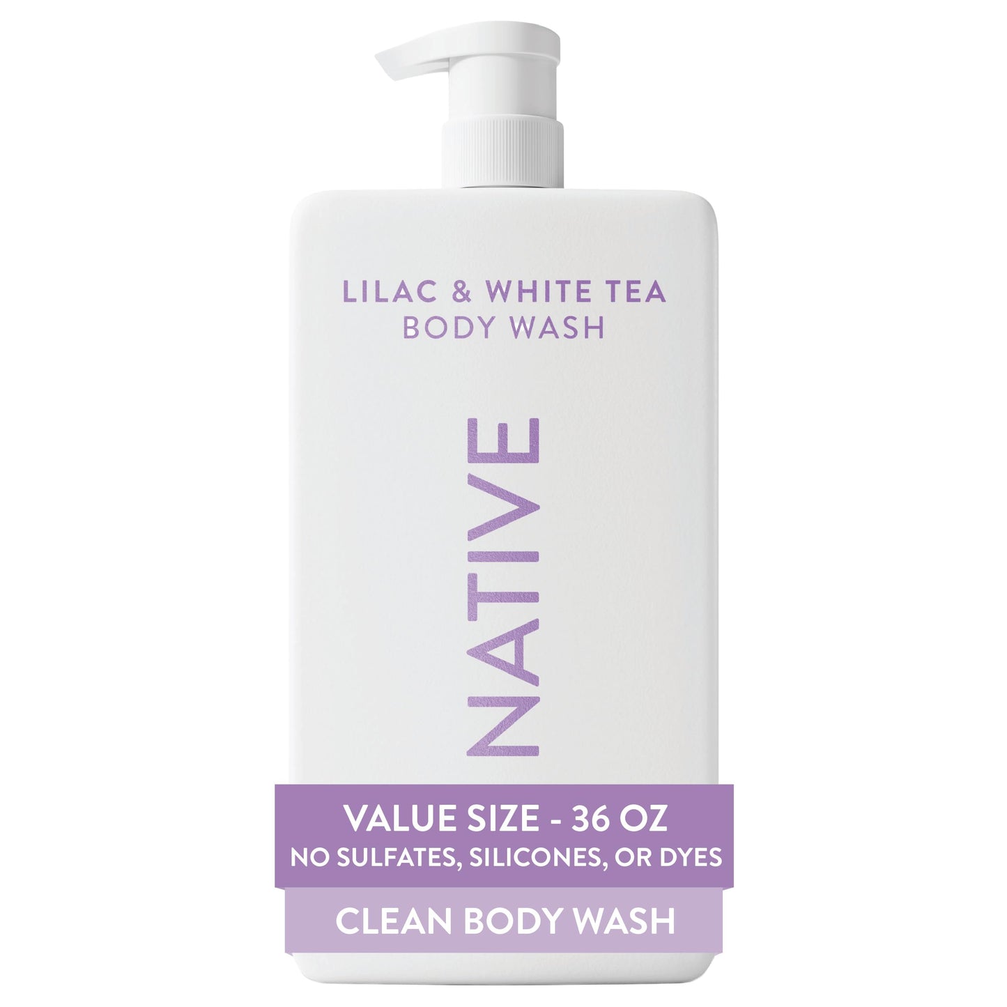 HotNative Body Wash for Women & Men, Coconut & Vanilla, 36 oz Pump Bottle, Sulfate-Free & Gentle