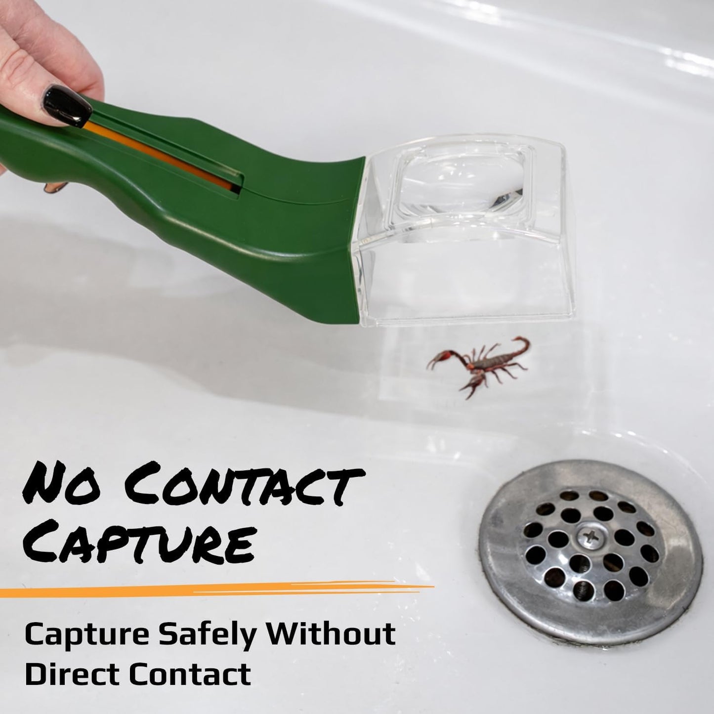 HotCarson BugView 5X Magnifying Glass Quick-Release Bug Catcher Indoor and Outdoor Tool for Kids or Adults (HU-10)