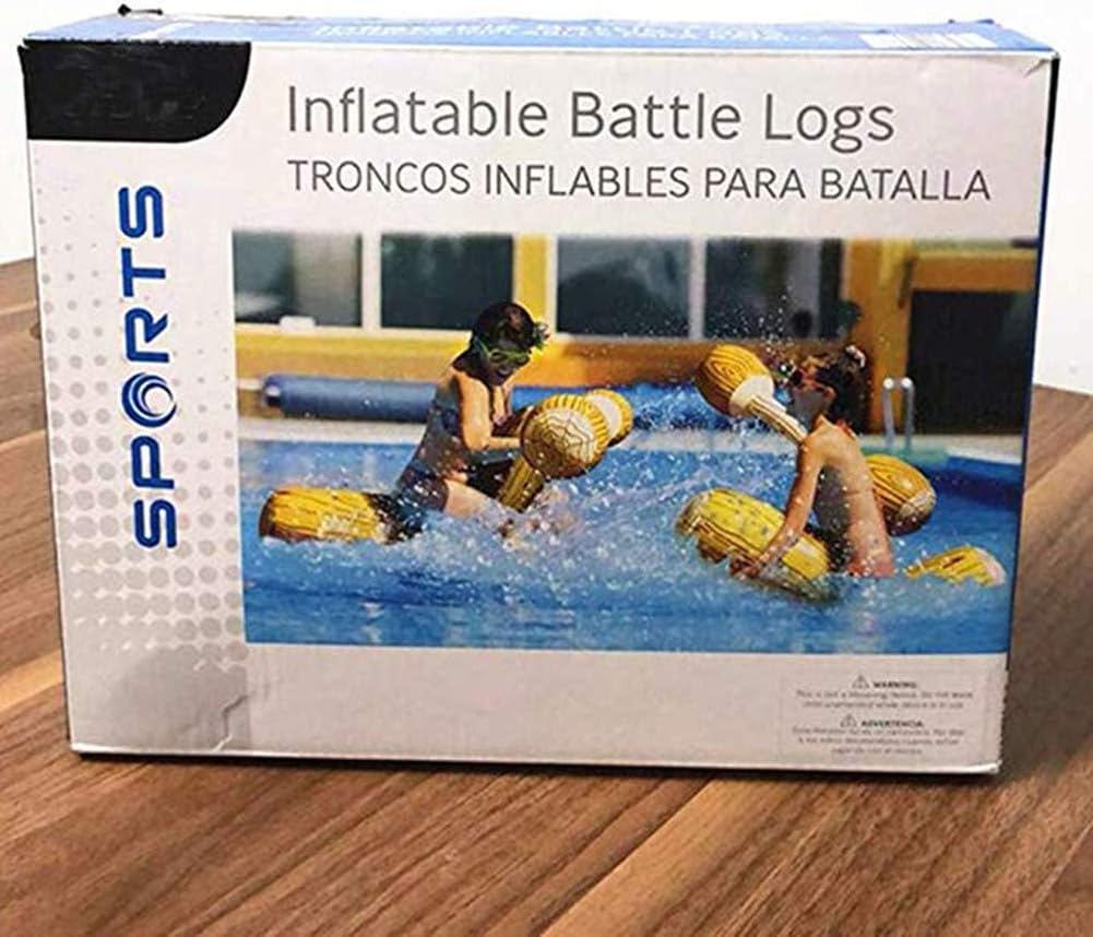 Hot RITONS 4 Pcs Set Inflatable Floating Row Toys, Adult 12 Year Above Pool Party Water Sports Games Log Rafts to Float Toys