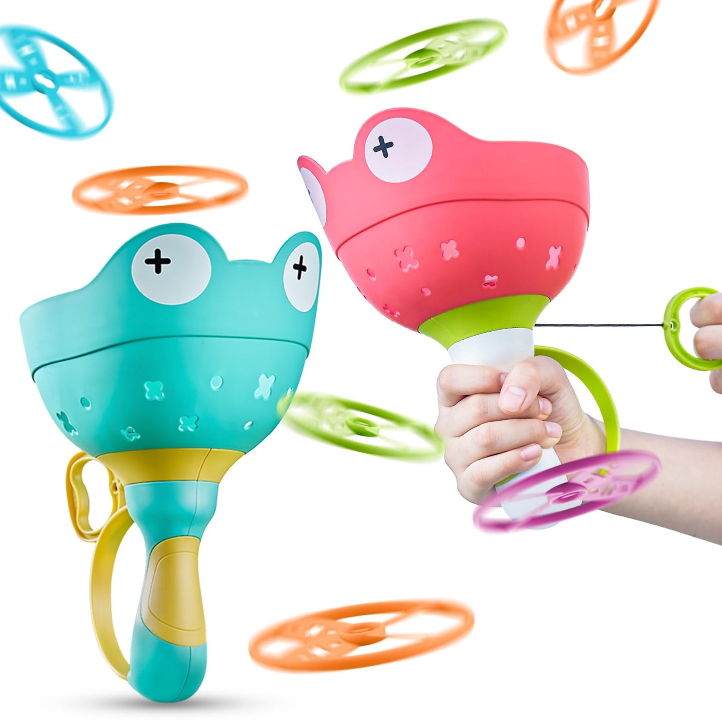 Hot pamexin Outside Toys for Kids Ages 4-8 - Manual Capture Catching Game - Toddler Chasing Toy for Boys & Girls, Ages 3-7 - Outdoor Fun Family Games