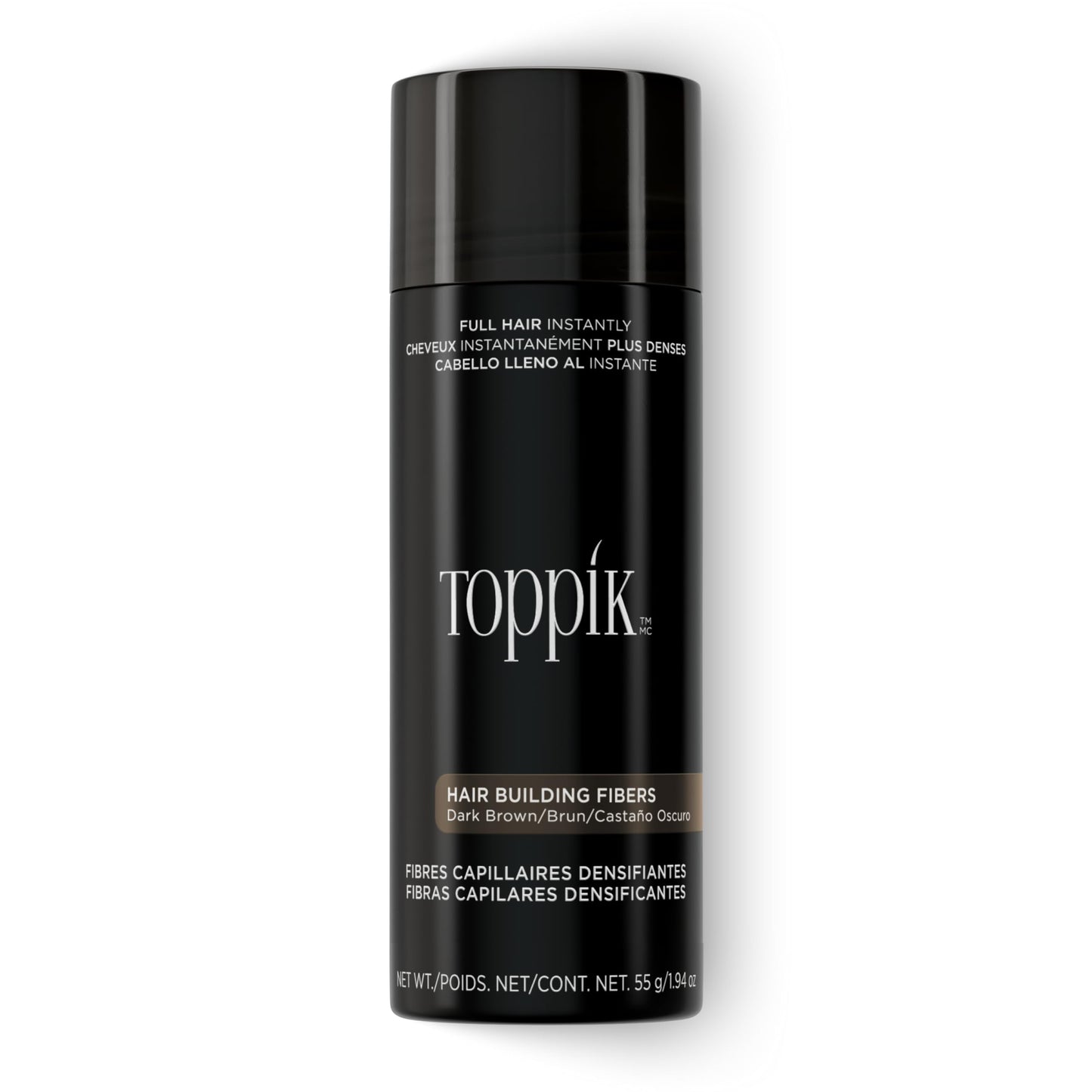 HotToppik Hair Building Fibers, Fill In Fine or Thinning Hair Instantly Thicker, Fuller Looking Hair 9 Shades,4 size options