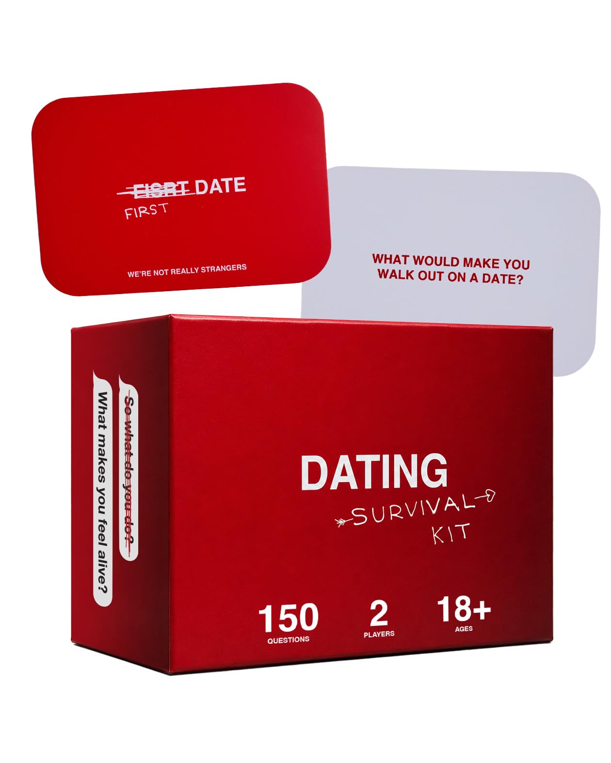 HotWE'RE NOT REALLY STRANGERS Couples Edition Card Game - 150 Conversation Cards for Couples - 2 Player Game for Memorable Date Nights & Game Nights, Ages 15+, 2 Players