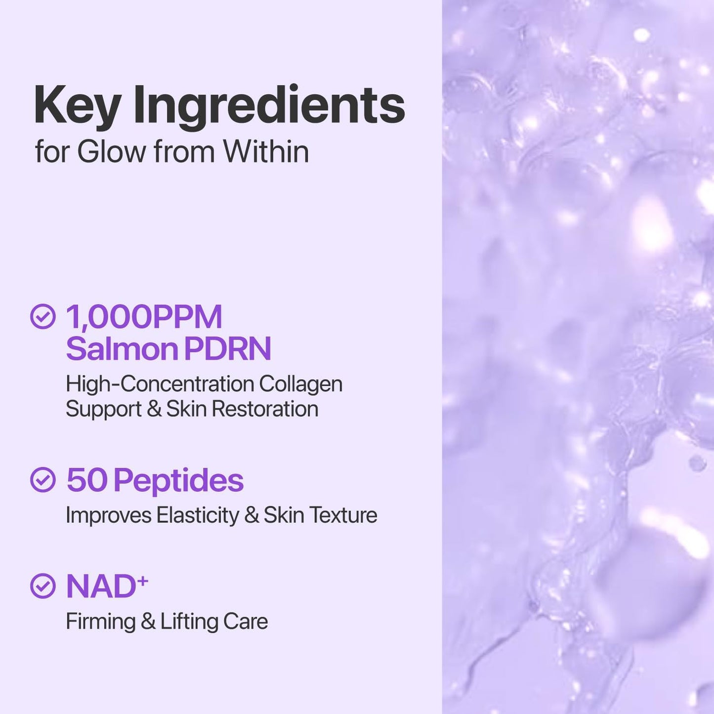 Hotnumbuzin No.9 NAD+ Salmon PDRN Toner, Glass Skin Hydrating Toner with Peptides & Niacinamide, Instant Plumping, Firming & Anti-Aging Korean Skincare, 5.07 fl oz