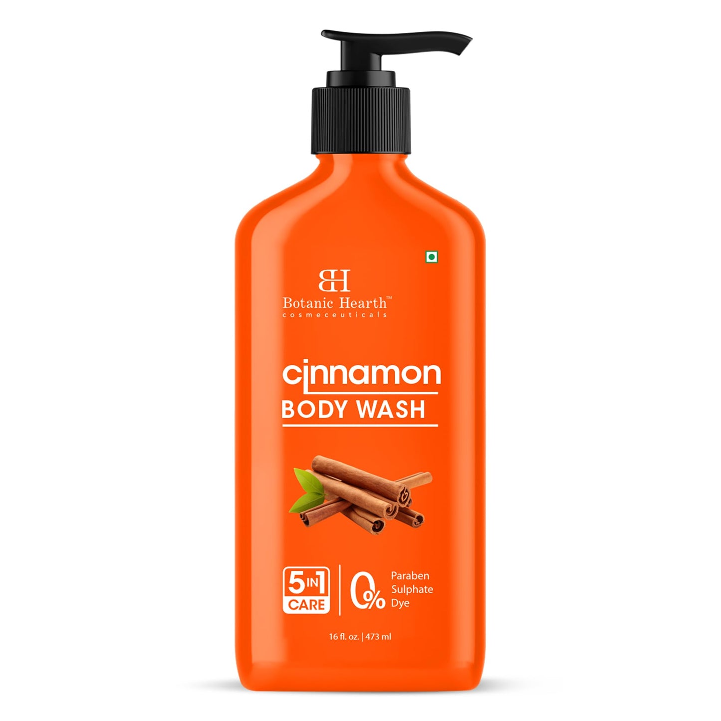 HotBotanic Hearth Tea Tree Body Wash, 16 Fl Oz (473 ml) Pack of 2 | With Tea Tree Oil, Peppermint & Sea Buckthorn | Gently Cleanses, Refreshes & Nourishes Skin | Sulfate & Paraben Free | For Men & Women