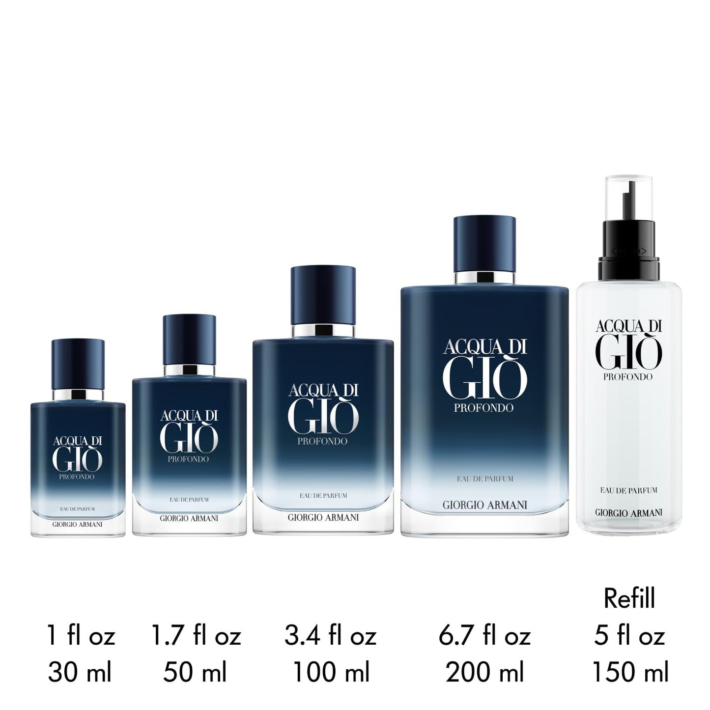 Hot Armani Beauty - Acqua di Giò Profondo - Eau de Parfum - Cologne for Men - Fresh & Aromatic Men’s Fragrance - Mandarin, Lavender, Cedarwood Notes